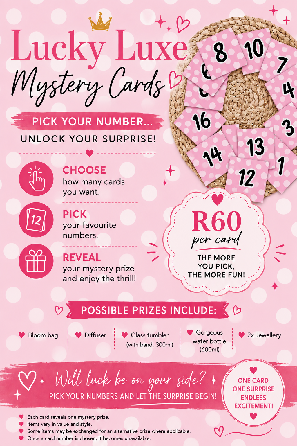 Lucky Luxe Mystery Cards