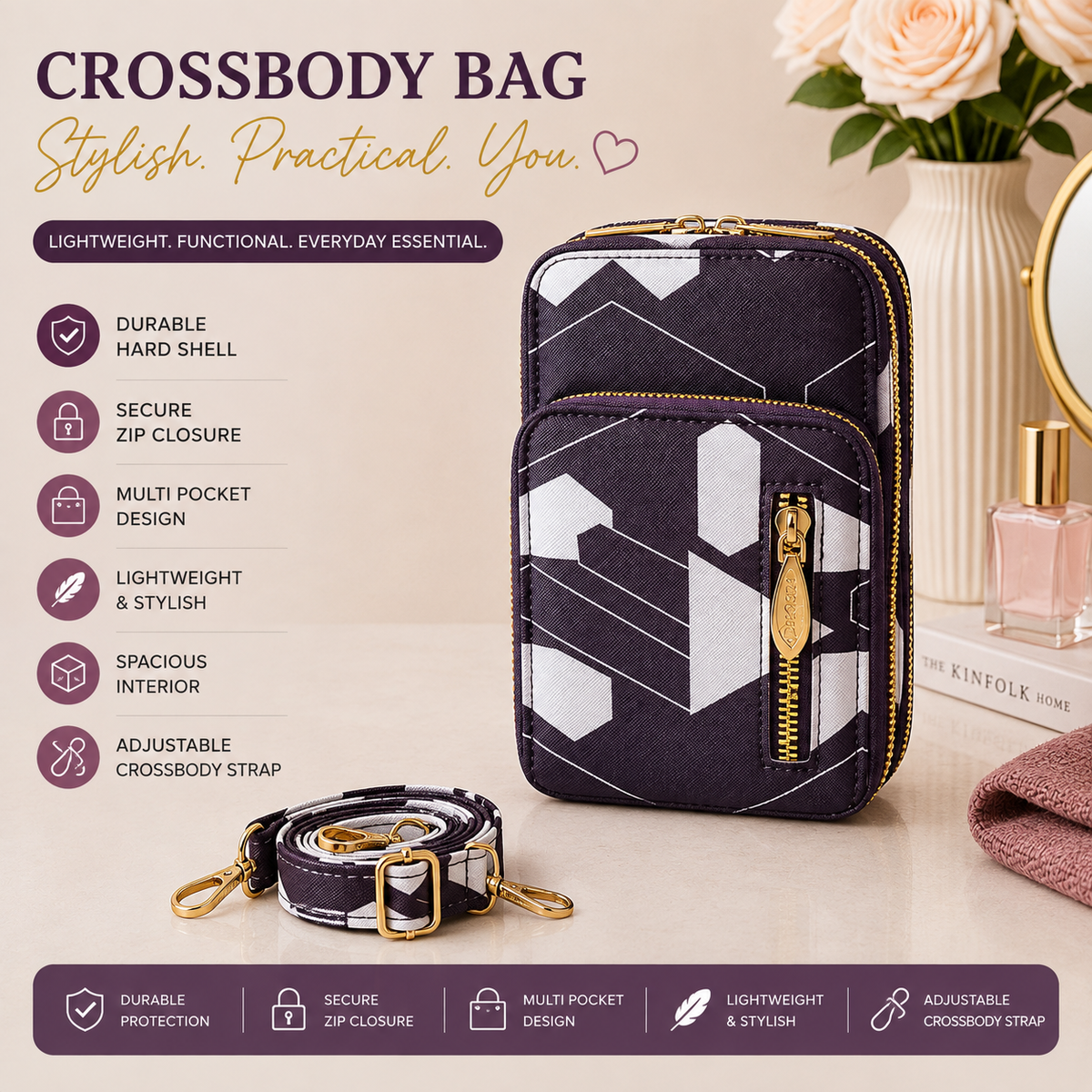 Crossbody Bag – Compact, Stylish & Practical