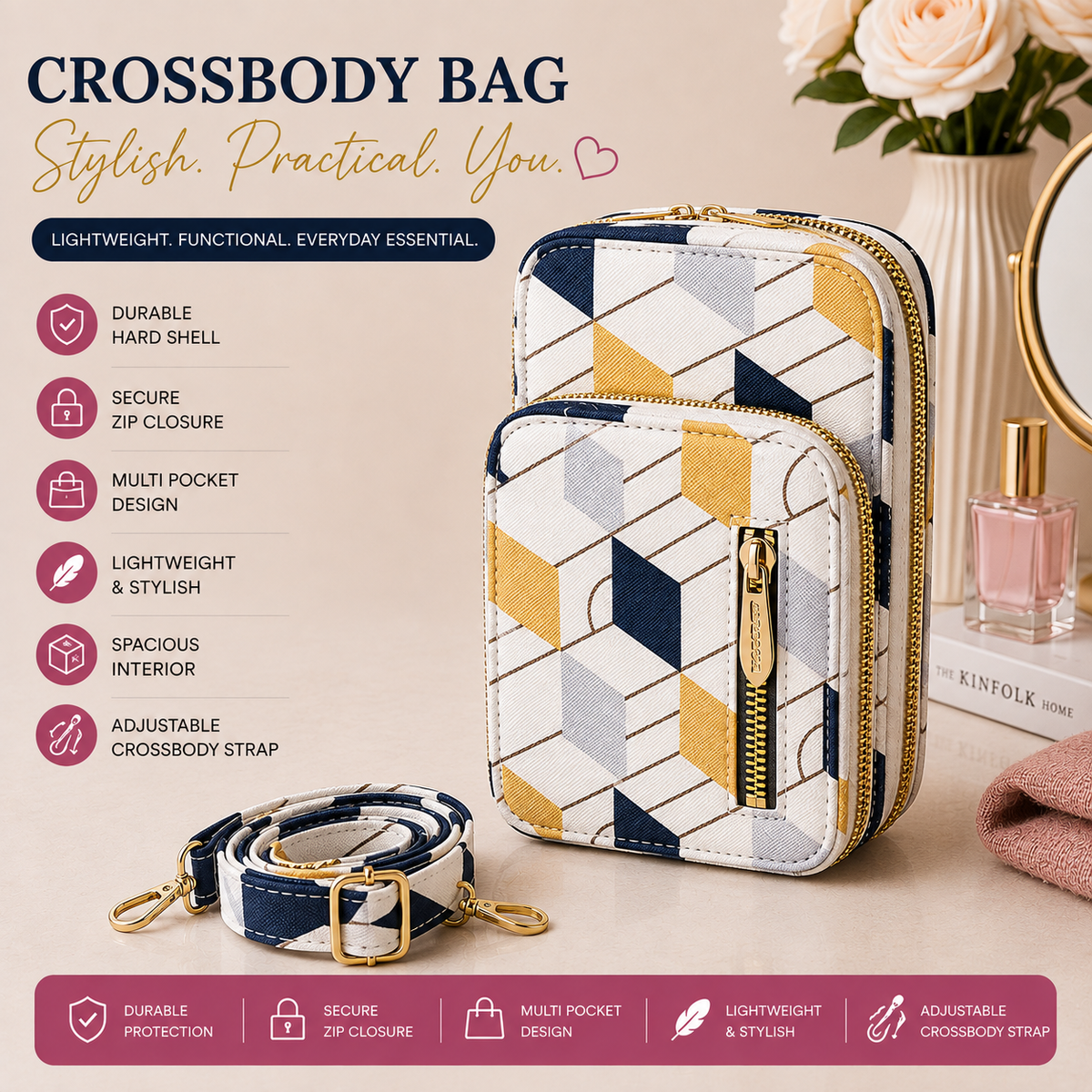 Crossbody Bag – Compact, Stylish & Practical