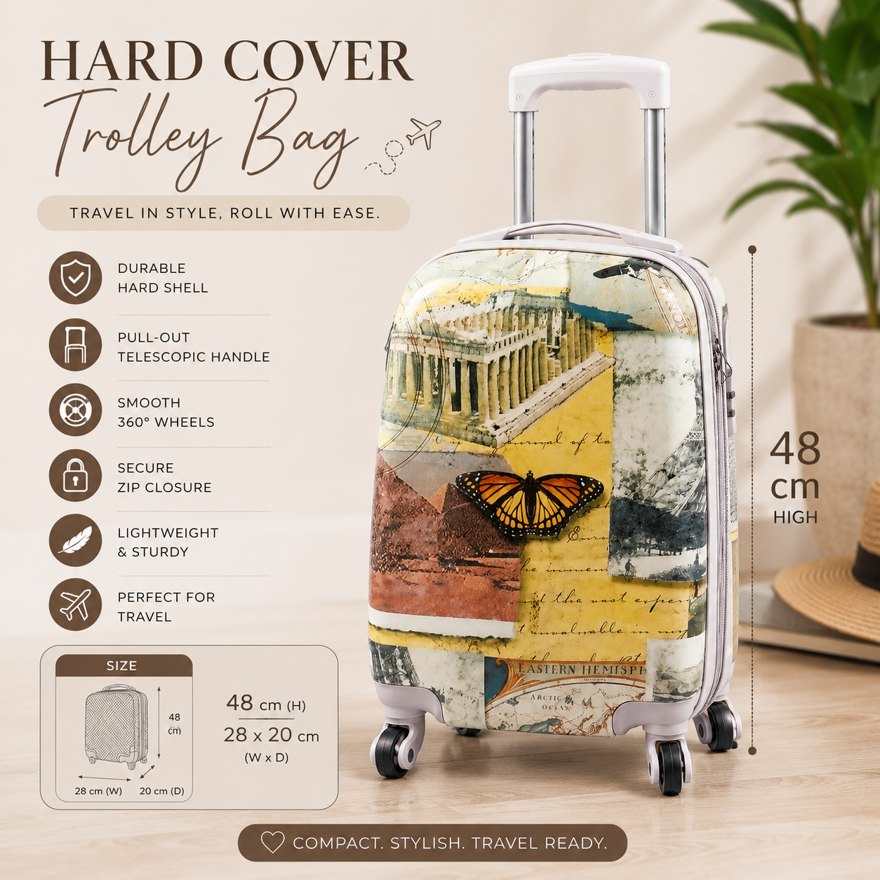 Hard Cover Trolley Bag