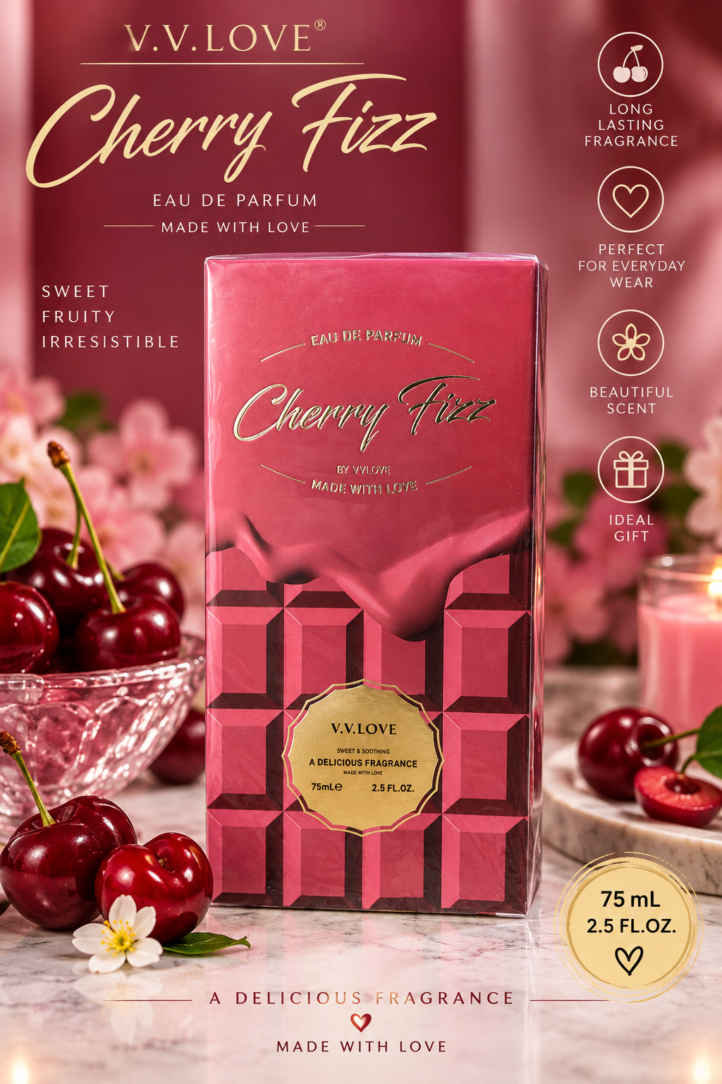 V.V.LOVE Sweet Perfume Collection – 75ml Eau de Parfum