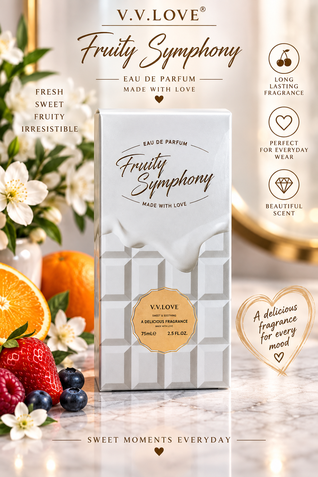 V.V.LOVE Sweet Perfume Collection – 75ml Eau de Parfum