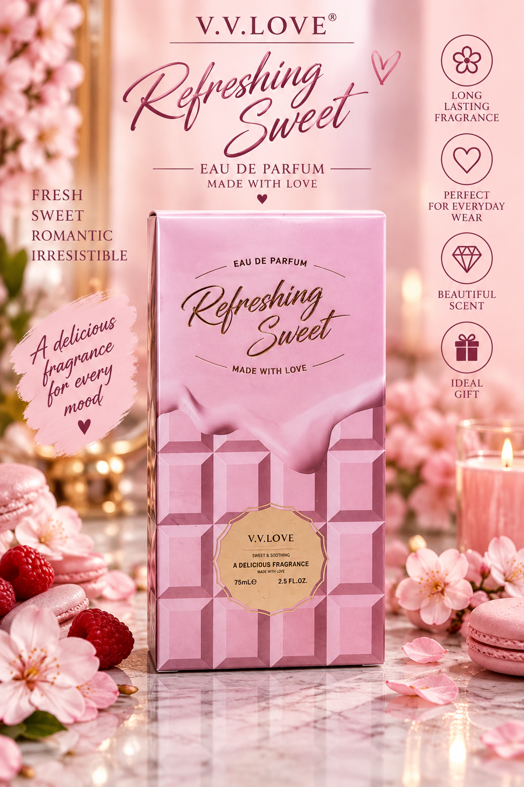 V.V.LOVE Sweet Perfume Collection – 75ml Eau de Parfum