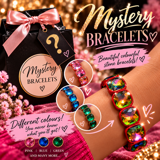 Mystery Colourful Crystal Stone Bracelet