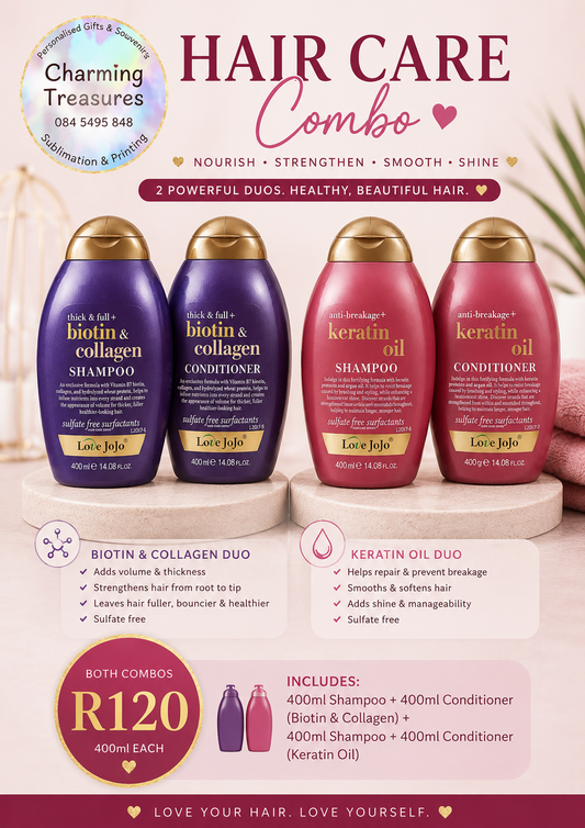 Love JoJo Hair Care Combo – 400ml Shampoo & 400ml Conditioner