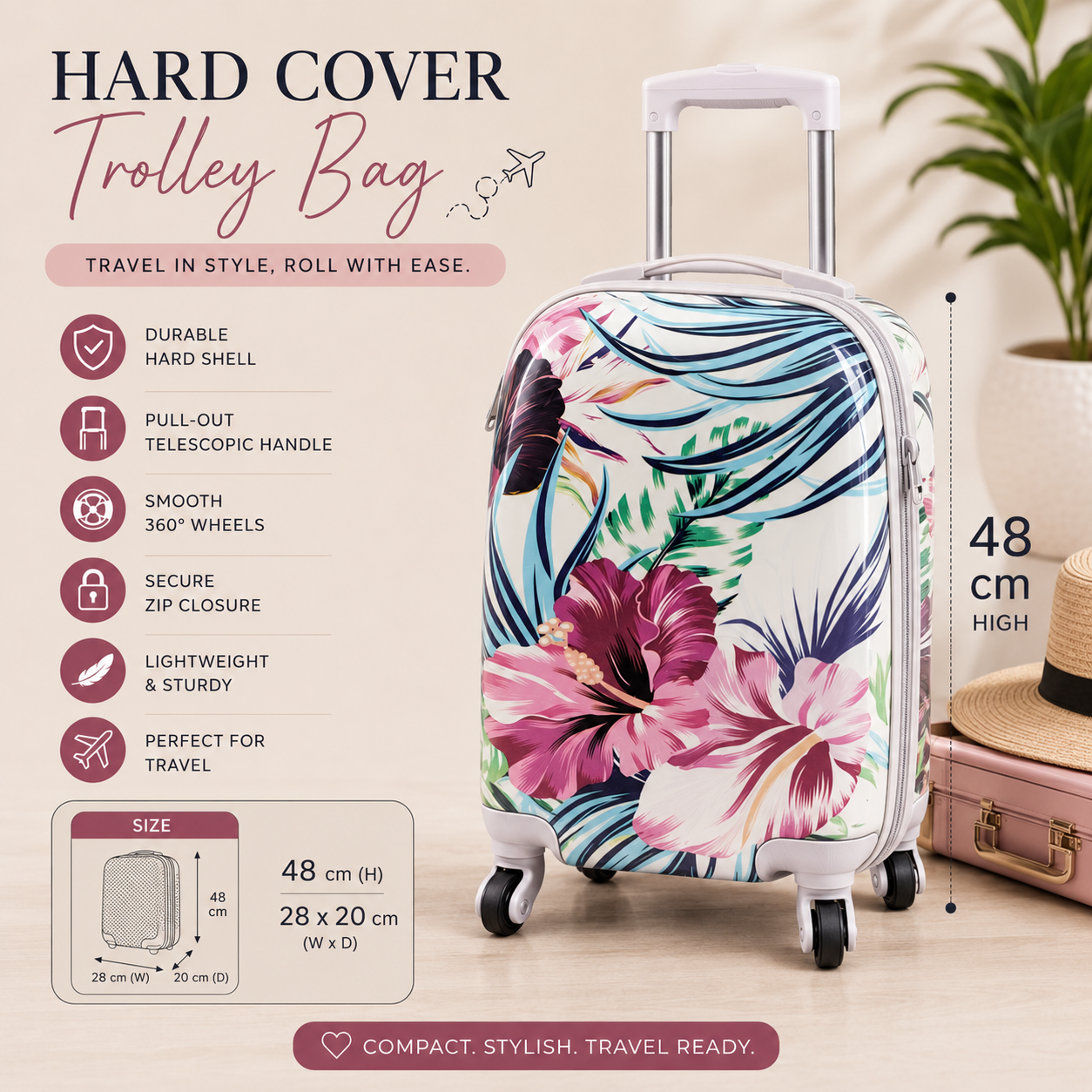 Hard Cover Trolley Bag