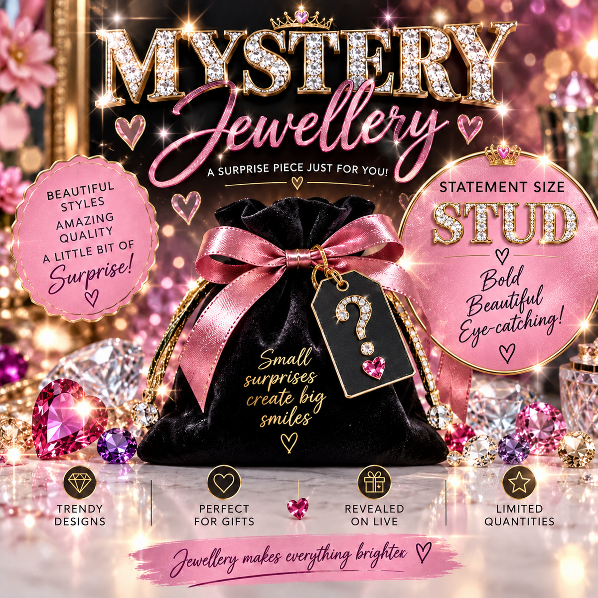 Mystery Earrings – Revealed LIVE!