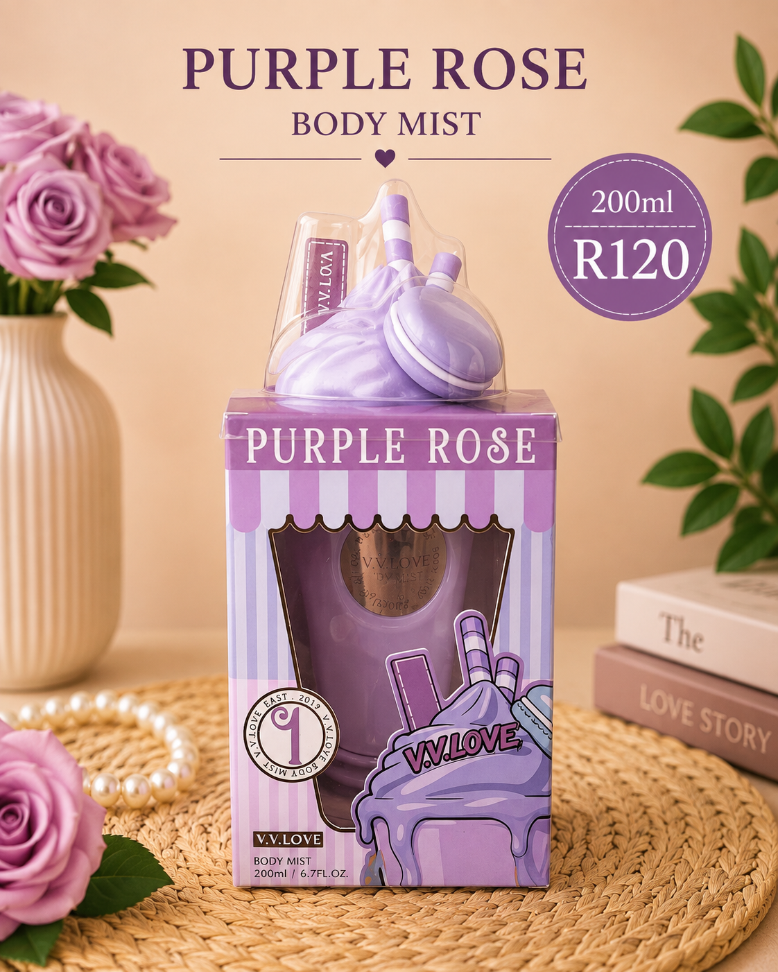 V.V.LOVE 200ml Body Mist Collection