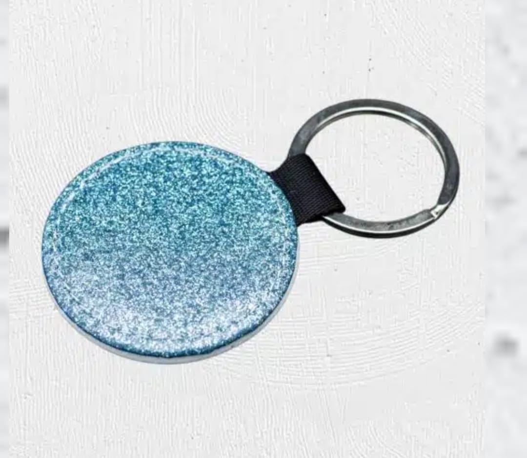 Personalised PU Leather Keyrings - round / square (Buy 10 get 10% off)