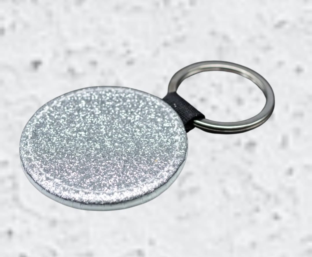 Personalised PU Leather Keyrings - round / square (Buy 10 get 10% off)