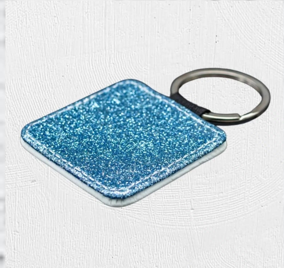 Personalised PU Leather Keyrings - round / square (Buy 10 get 10% off)