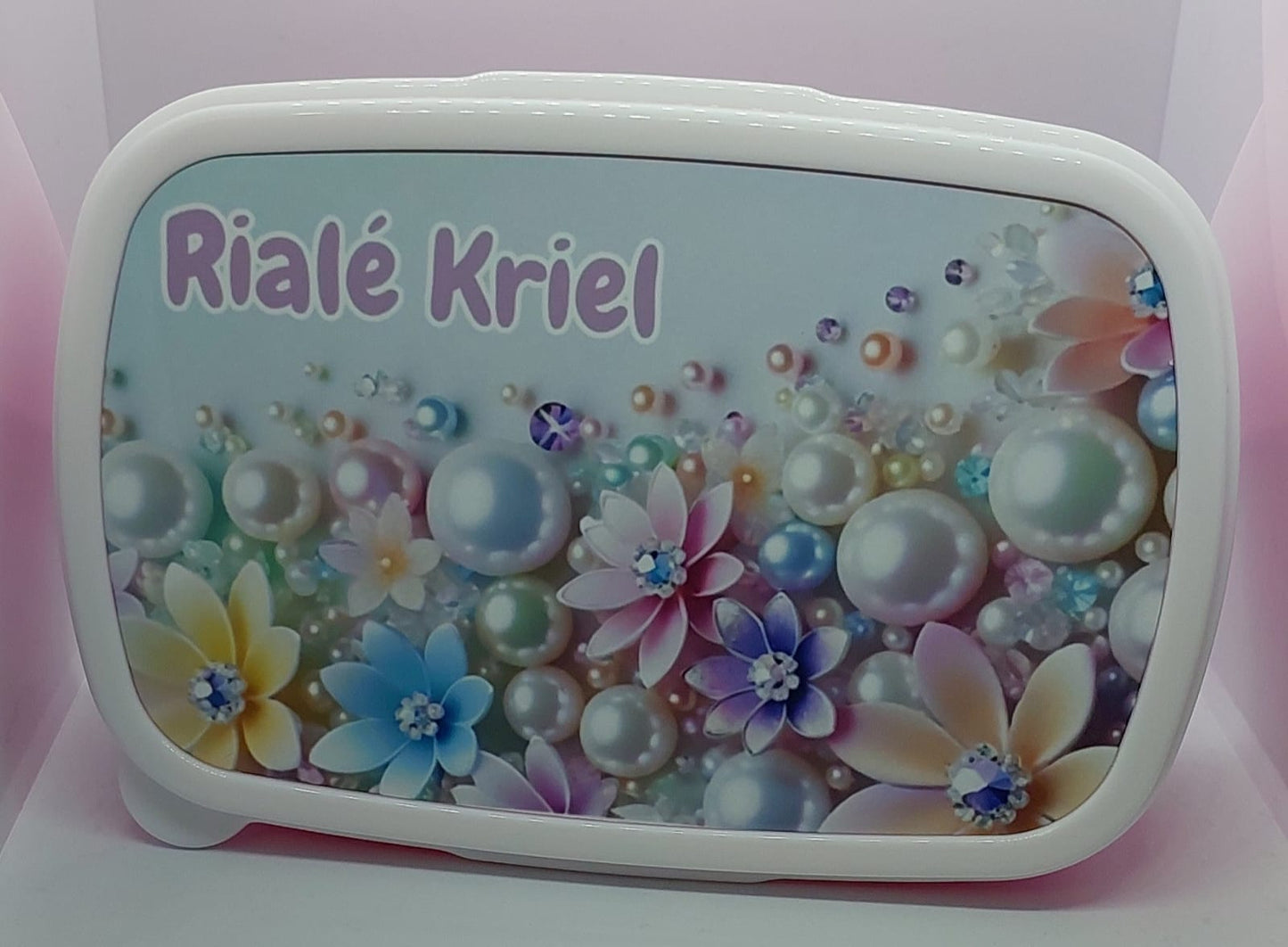 Custom Printed Lunchbox – Pink, Blue, or Green