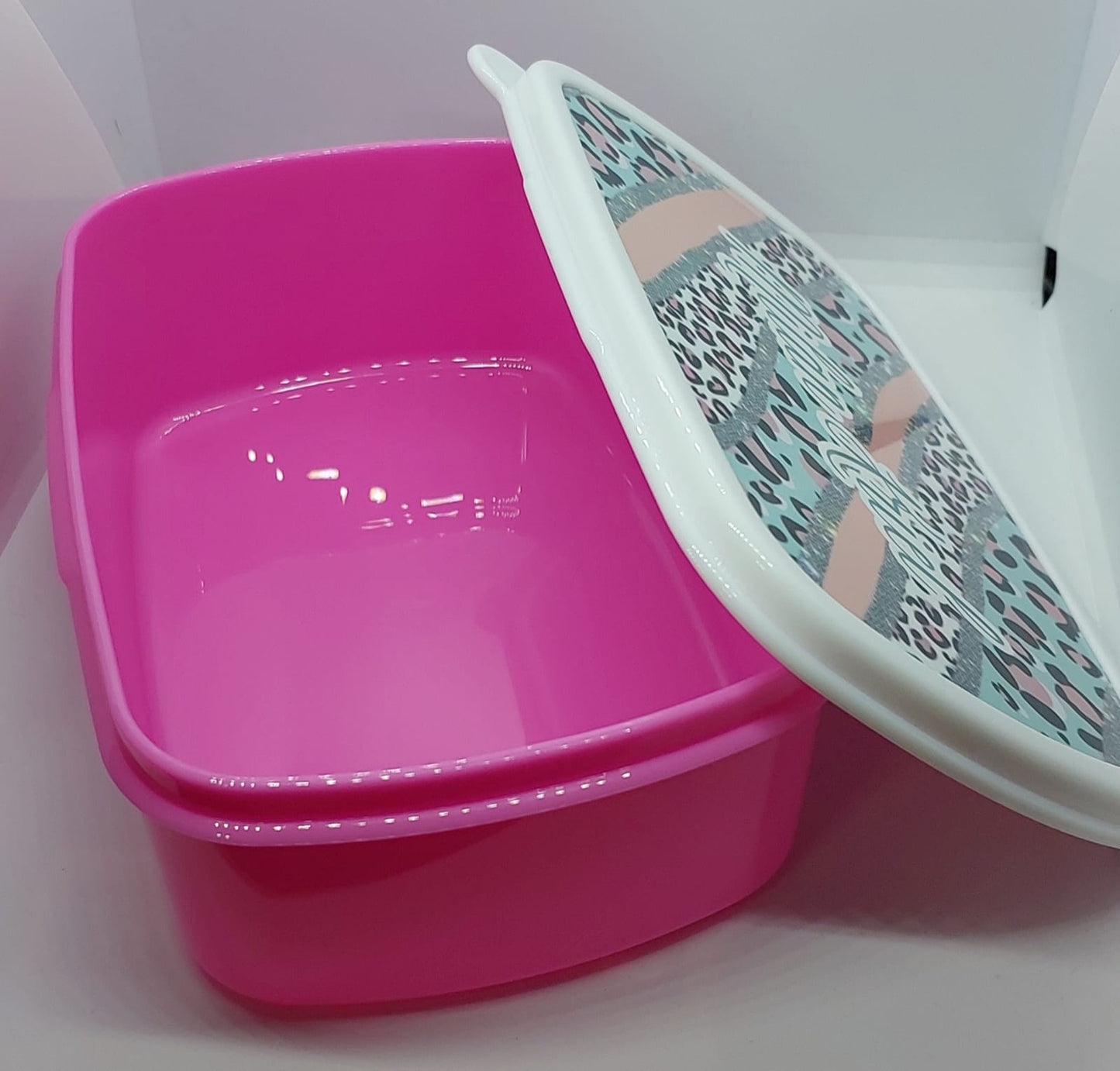 Custom Printed Lunchbox – Pink, Blue, or Green