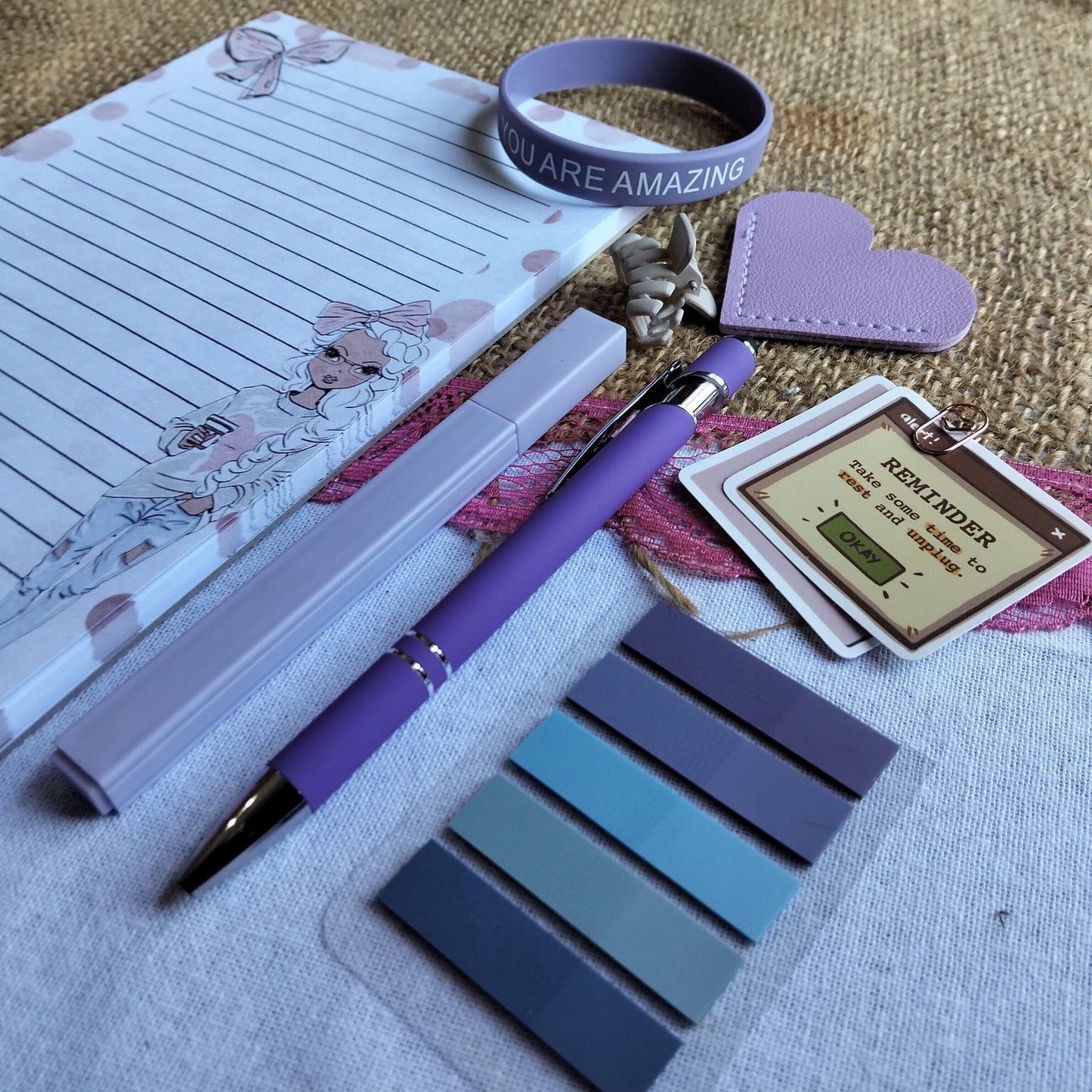 Custom A5 Notebook & Stationery Set