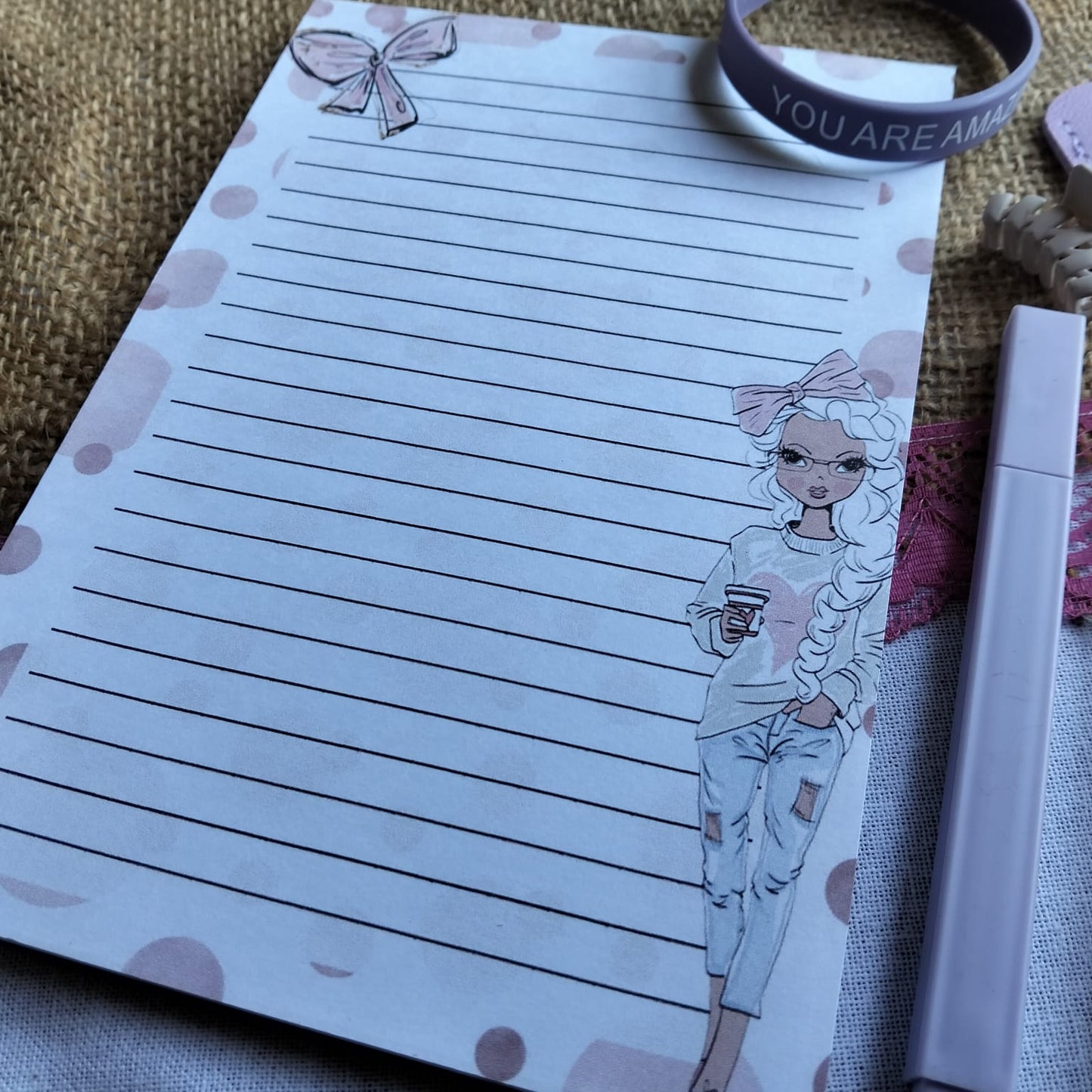 Custom A5 Notebook & Stationery Set
