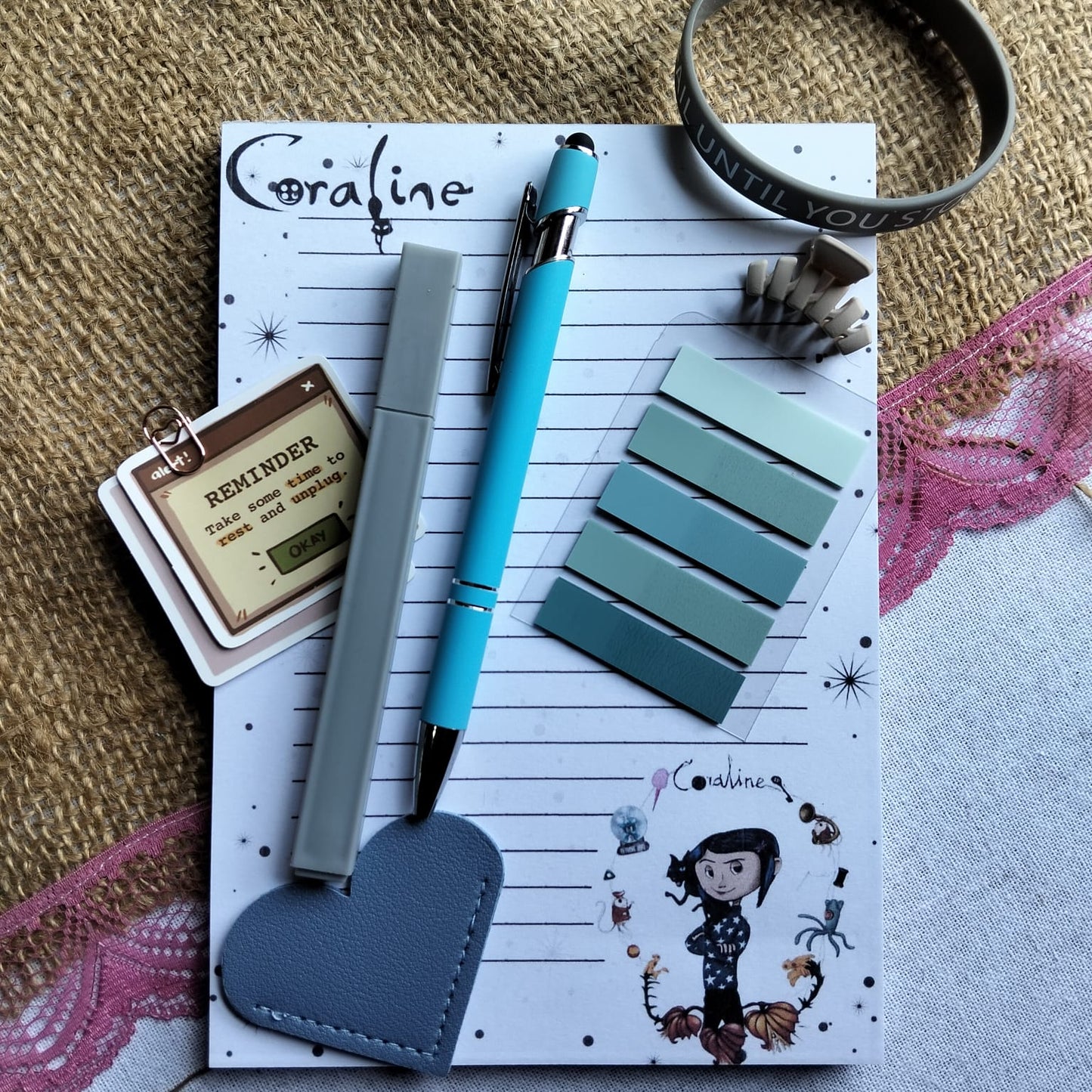 Custom A5 Notebook & Stationery Set