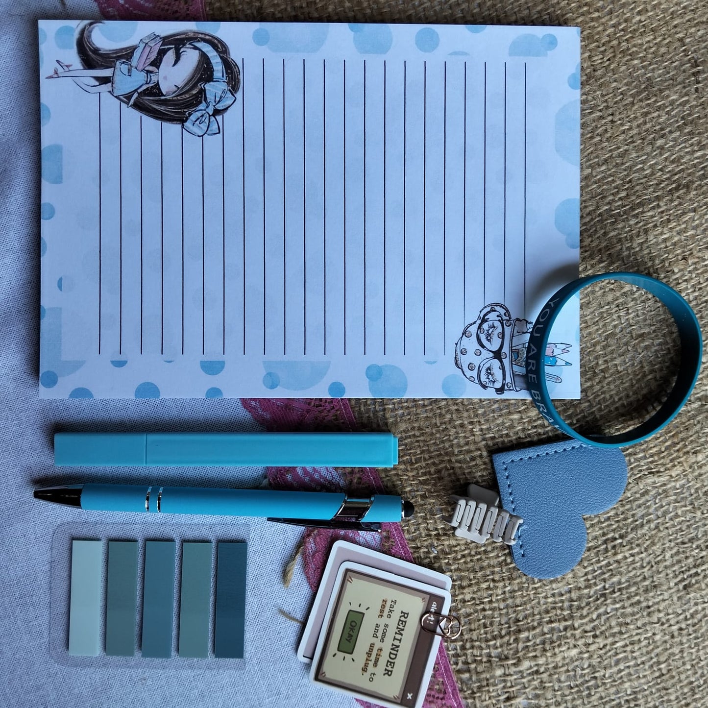 Custom A5 Notebook & Stationery Set