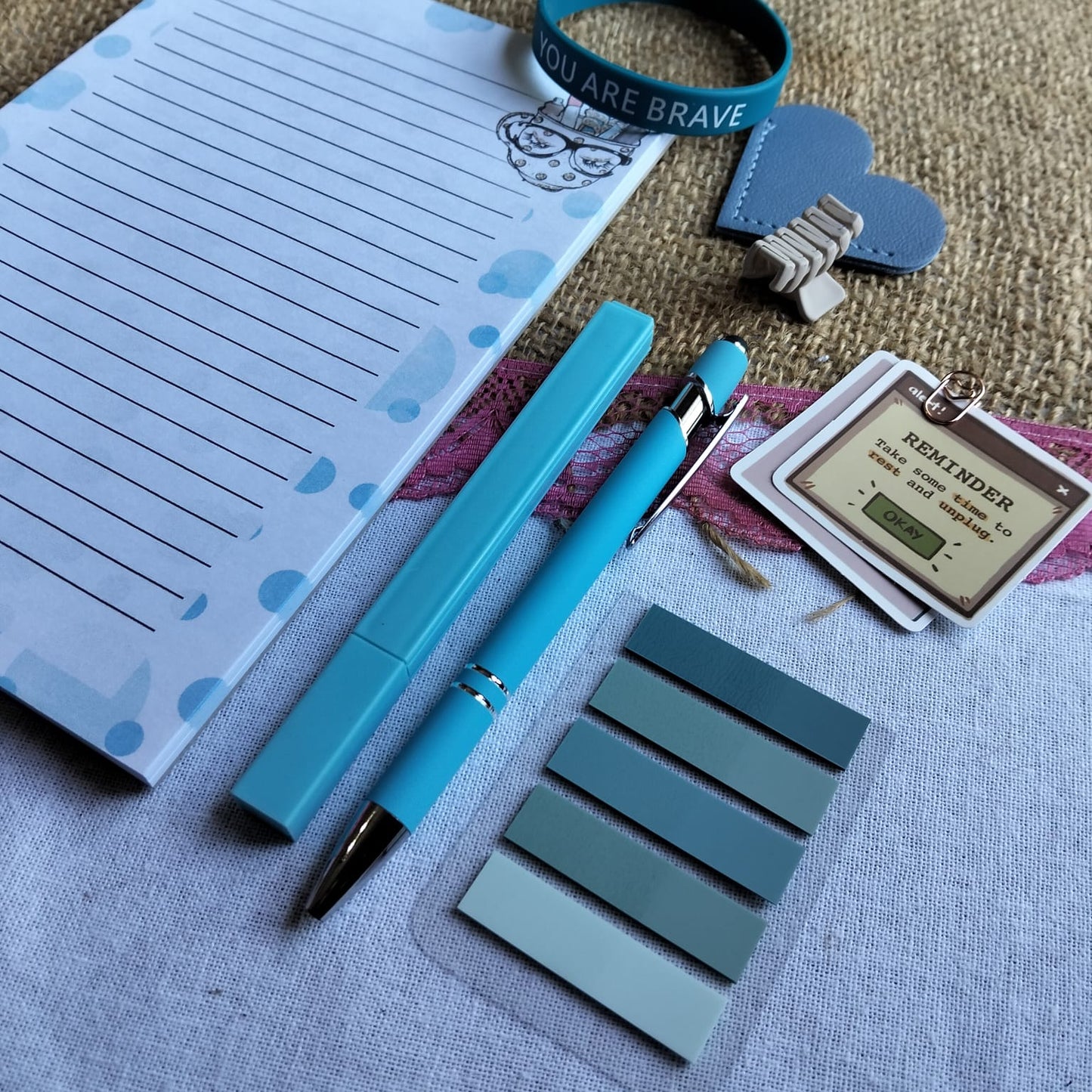 Custom A5 Notebook & Stationery Set