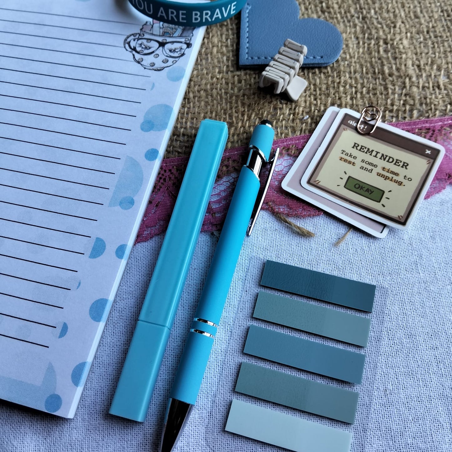 Custom A5 Notebook & Stationery Set