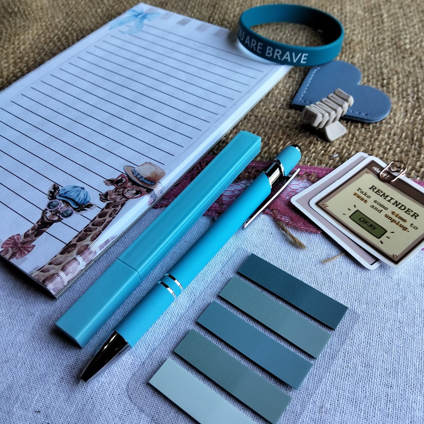Custom A5 Notebook & Stationery Set