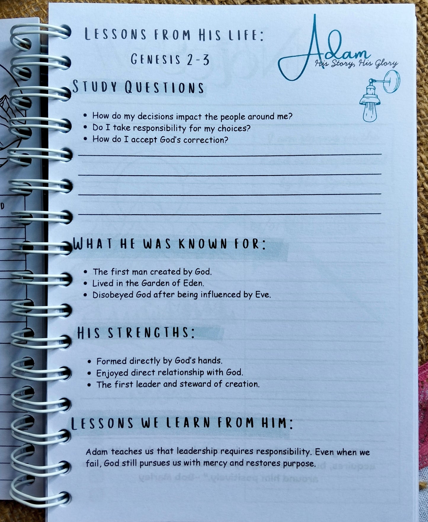 Rooted & Rising – Men’s Planner 2026