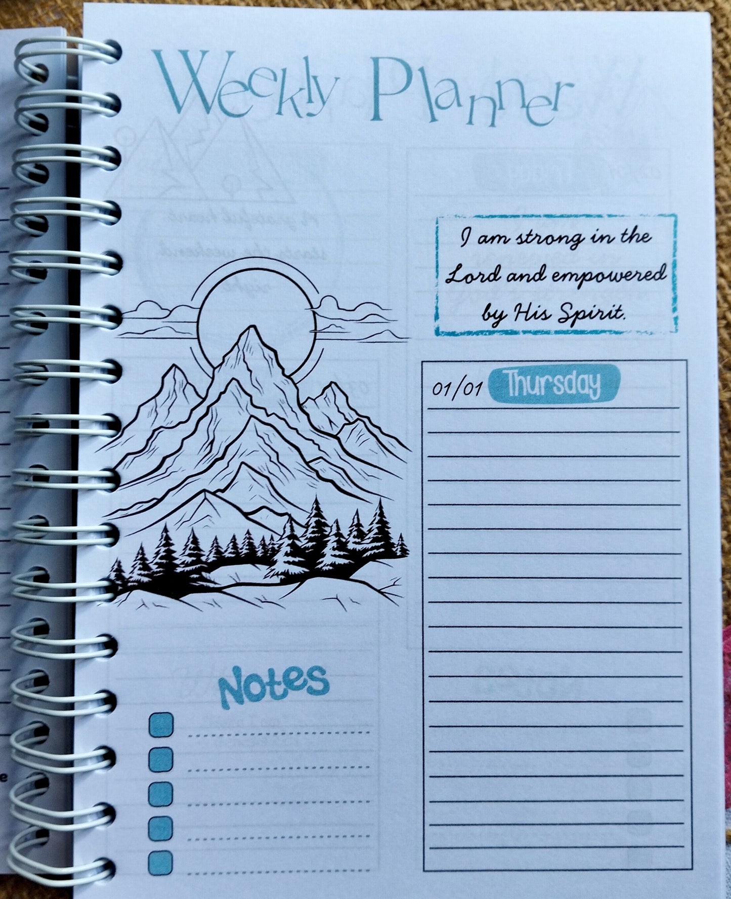 Rooted & Rising – Men’s Planner 2026