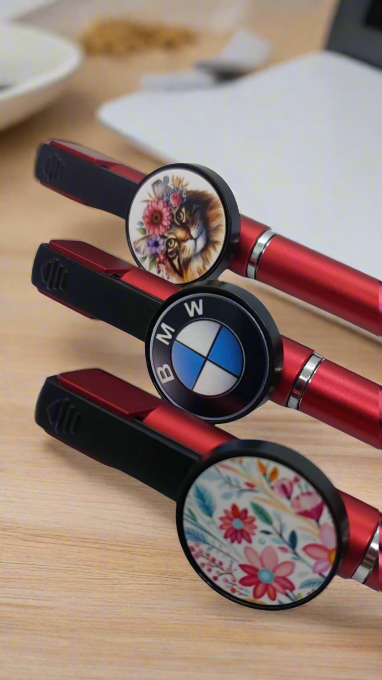 Multi-Function Stylus Pen - Black ink - Customisable