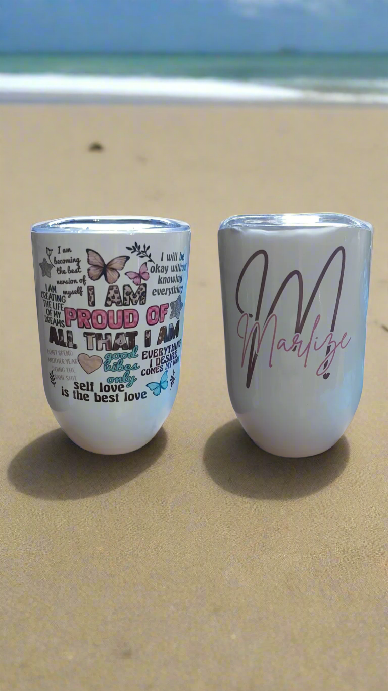 Personalised Metal Gin Tumbler