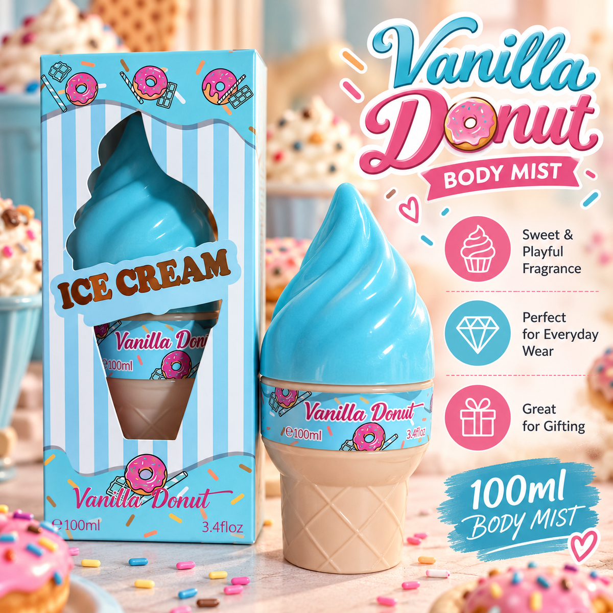 Ice Cream Eau de Toilette Collection – 100ml