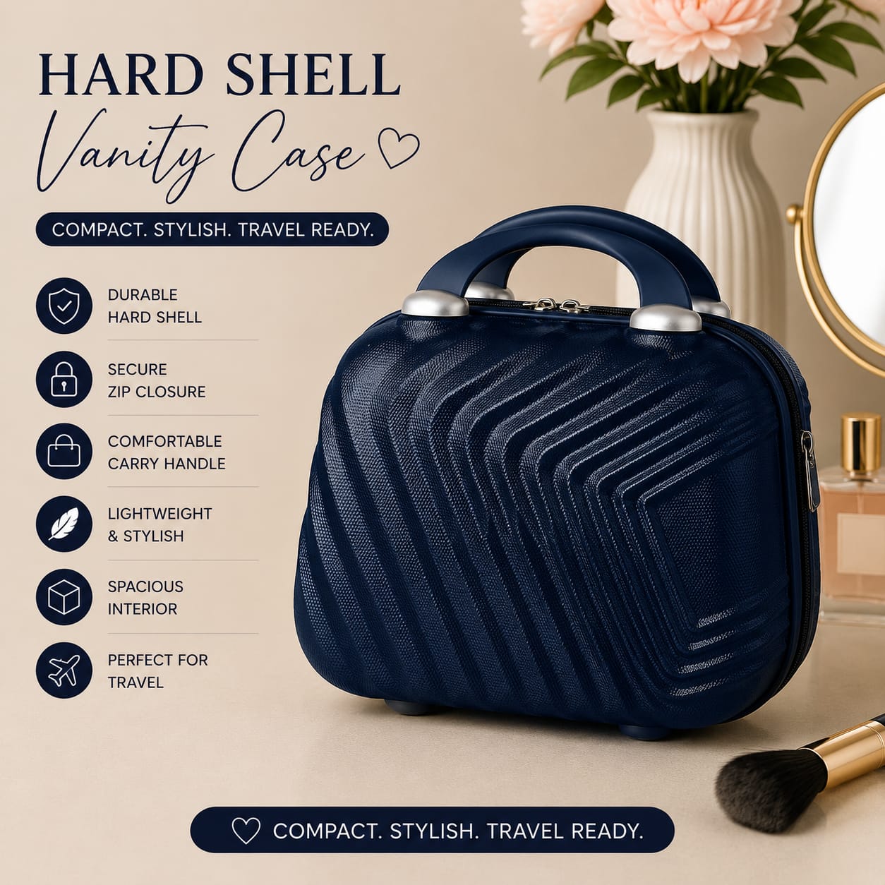 Hard Shell Vanity Case