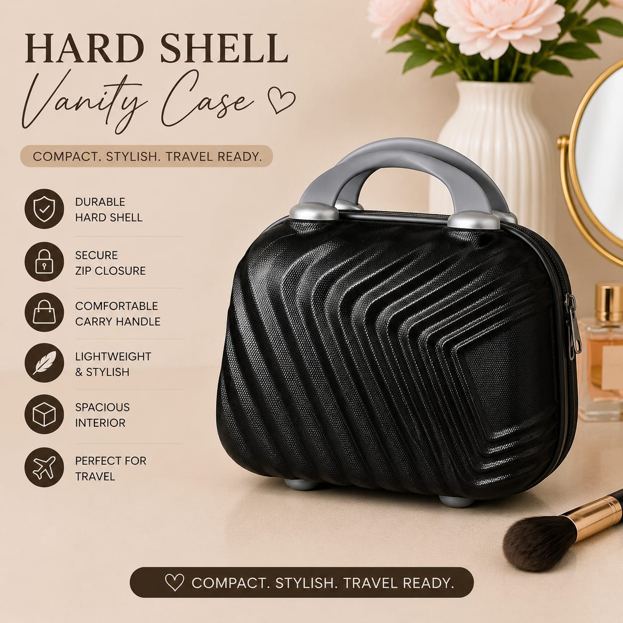 Hard Shell Vanity Case