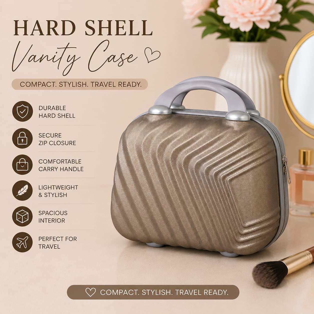 Hard Shell Vanity Case