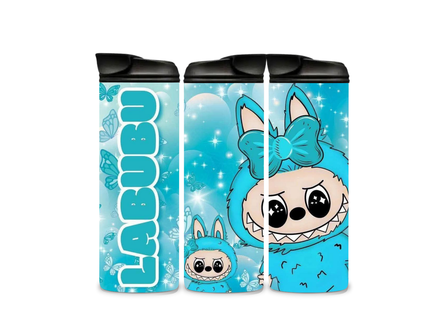 590ml Skinny Tumbler, Double walled, Stainless steel, Double lid