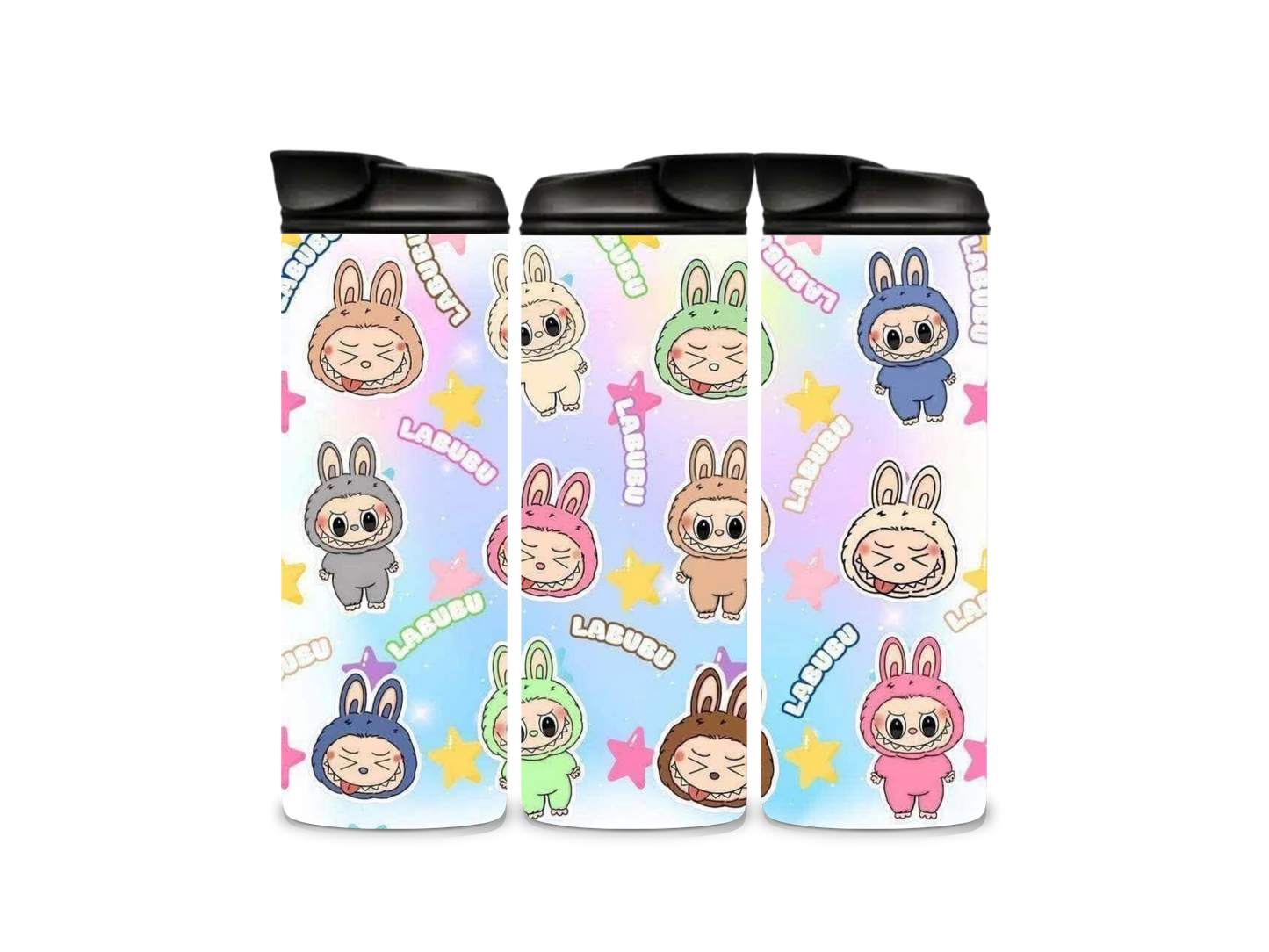590ml Skinny Tumbler, Double walled, Stainless steel, Double lid