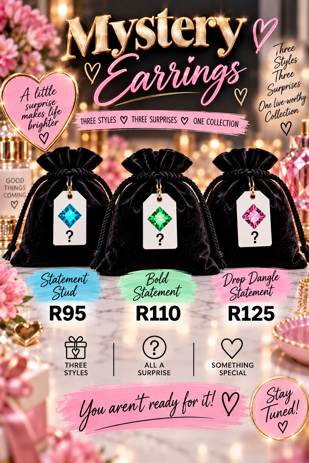 Mystery Earrings – Revealed LIVE!